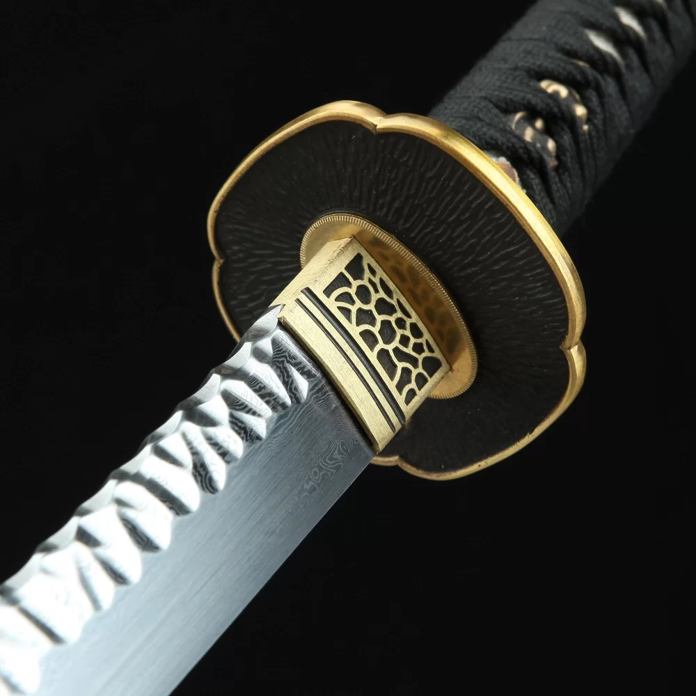 Real Katana | Folded Melaleuca Steel Katana with Red Lacquered