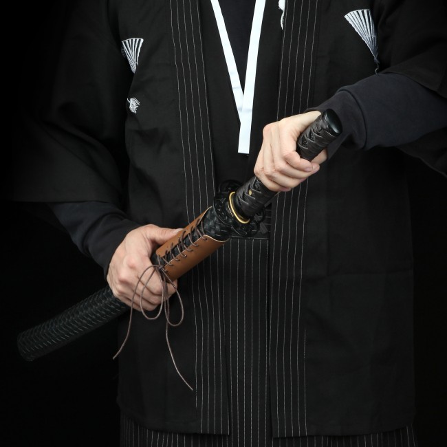 Black Wakizashi | Handmade Japanese Wakizashi Sword 1045