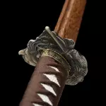 Pu White Samegawa Wooden Katana Swords