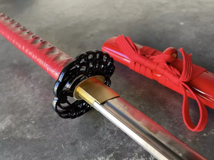 Red Cord Handle Katana
