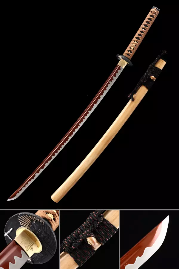 Red Blade Katana Sword for Sale - TrueKatana