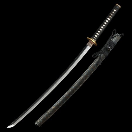 Handcrafted Full Tang Japanese Katana Sword T10 Carbon Steel With Hamon Blade