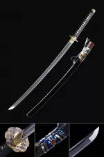 Handmade Japanese Samurai Sword Damascus Steel Full Tang