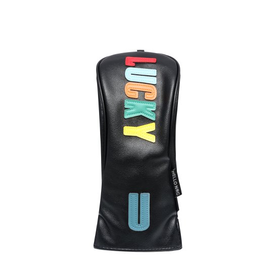 Lucky Hybrid Golf Headcover - Black
