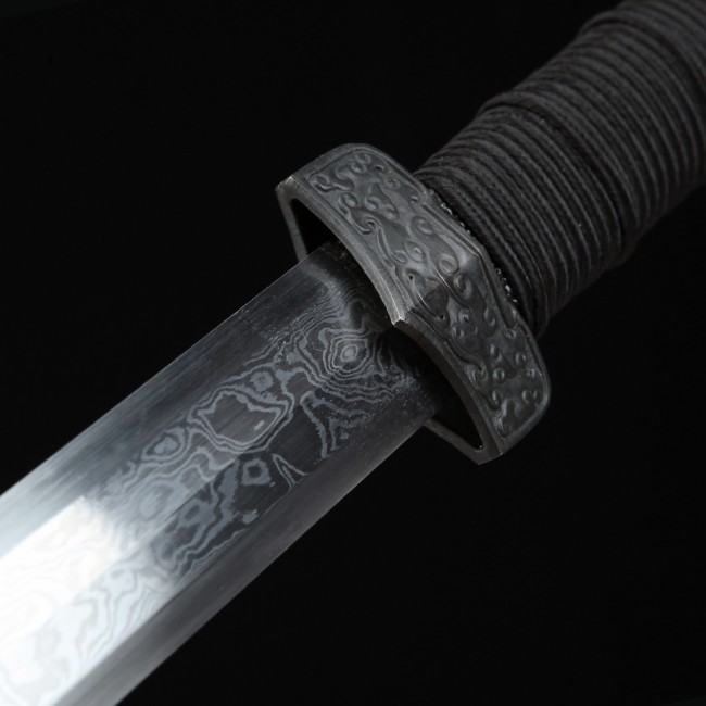 Silver Katana  Handmade High Manganese Steel Sharpening Blade
