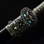 Handmade Real Chinese Han Swords With Black Scabbard