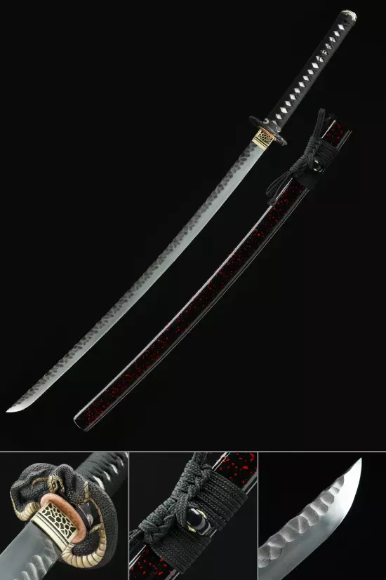Handmade Japanese Katana Sword Damascus Steel Hand Forge
