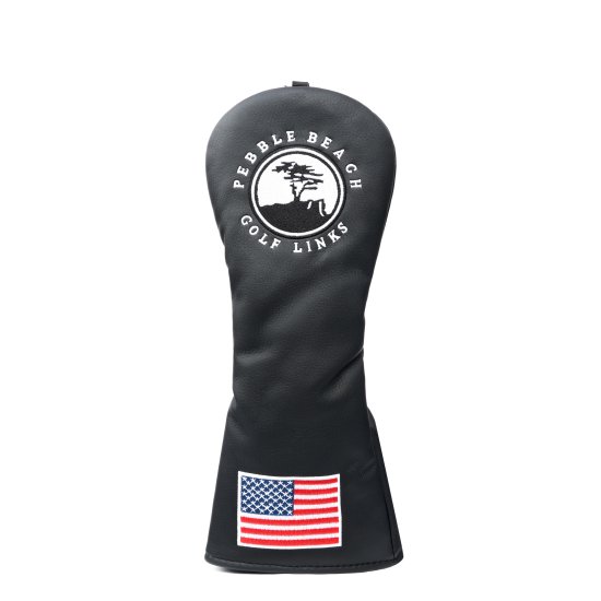 Welcoming Pine Hybrid Golf Headcover - Black