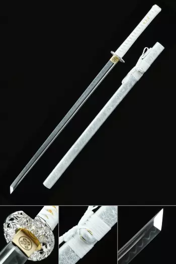 T10 Carbon Steel Ninjato in Shirasaya Style with Rosewood Saya and