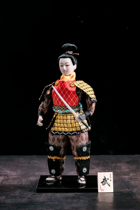 Japanese Samurai Statue Doll - Oriental Doll Gifts