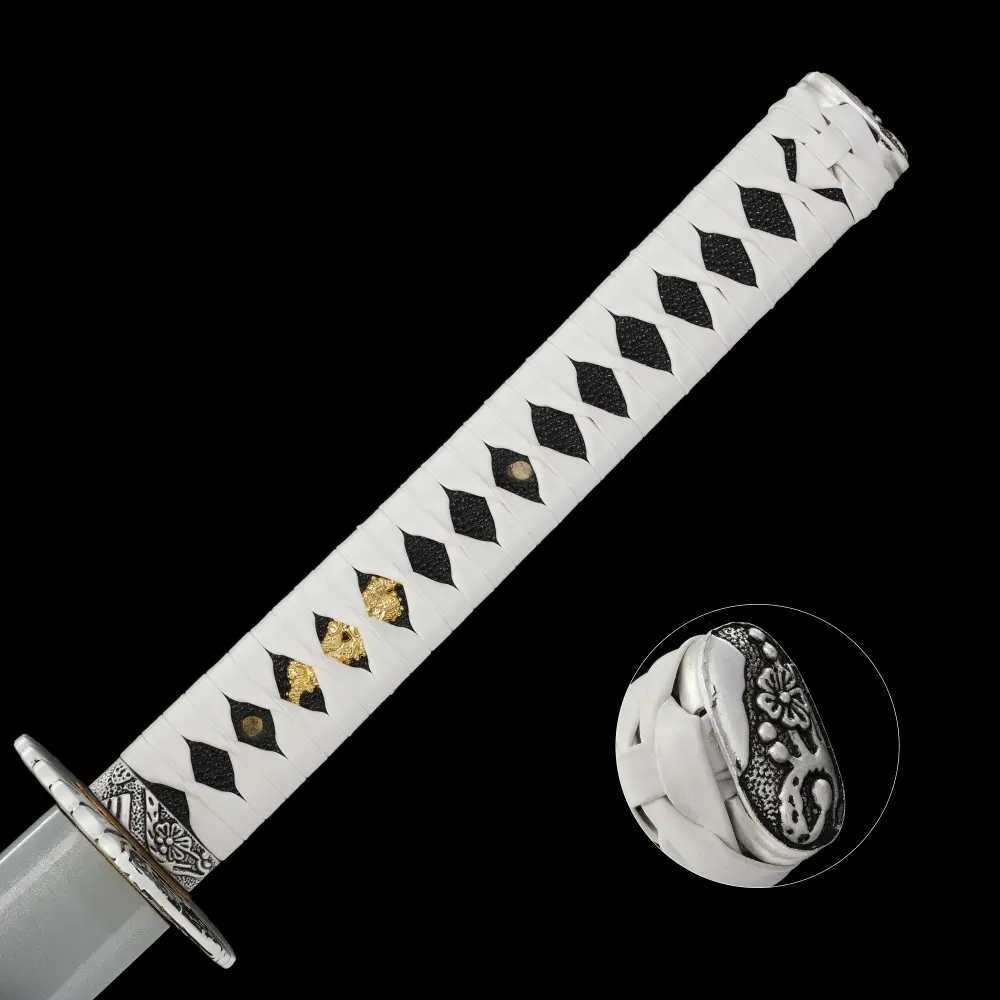 1060 Carbon Steel Katana | 1060 Carbon Steel Katana with White