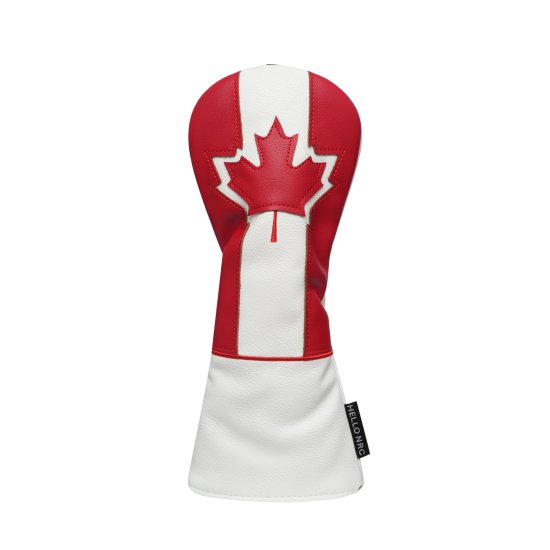 Patriotic Canadian Flag Fairway Wood Headcover - Red