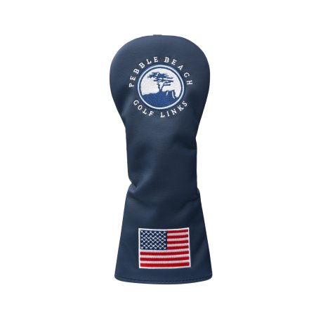 Welcoming Pine Hybrid Golf Headcover - Dark Blue
