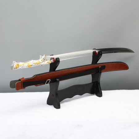 Manganese Steel Katana With Dragon Style Handle And Pu Scabbard #23006