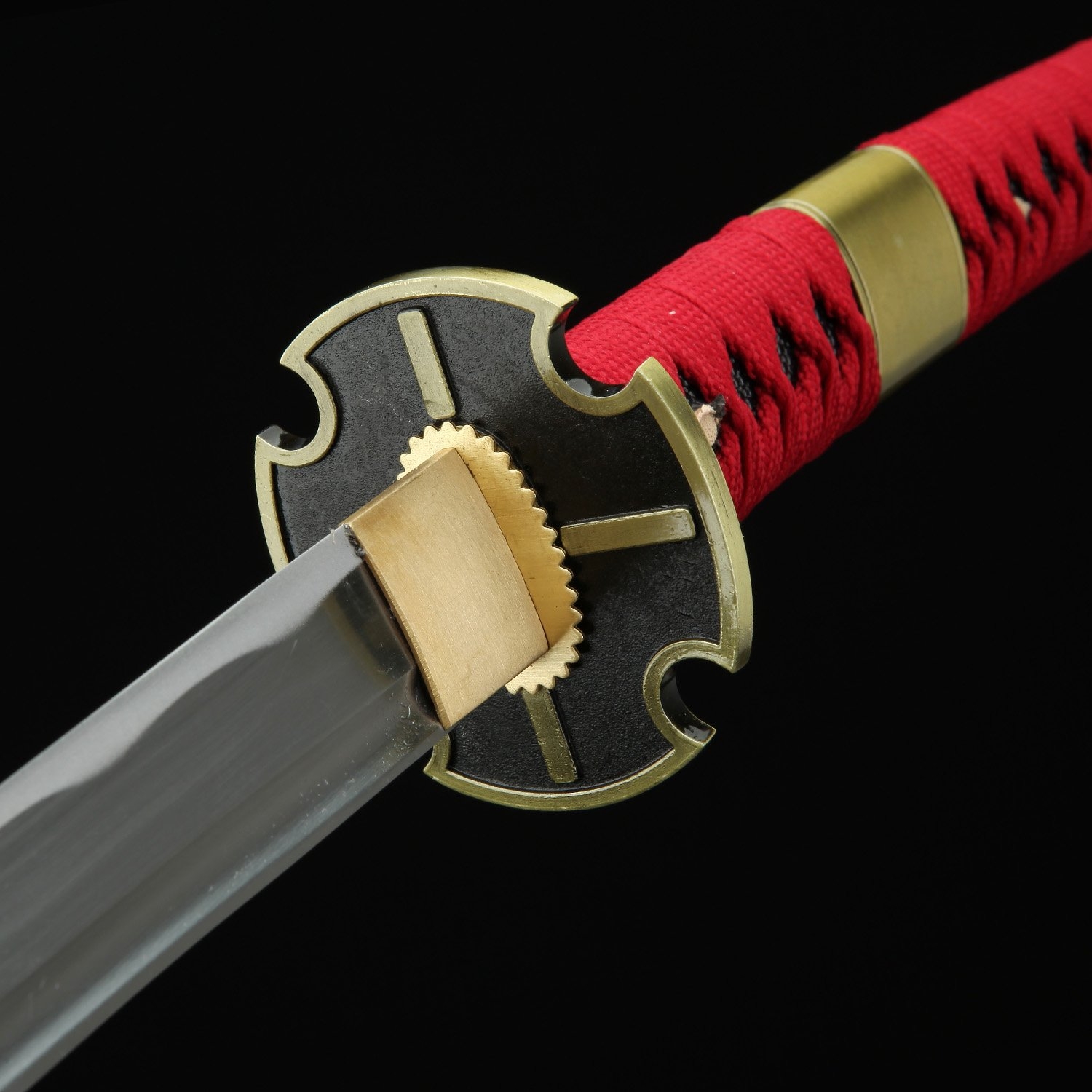 GENERICO Espada Katana One Piece Sandai Kitetsu Cosplay Zoro Madera