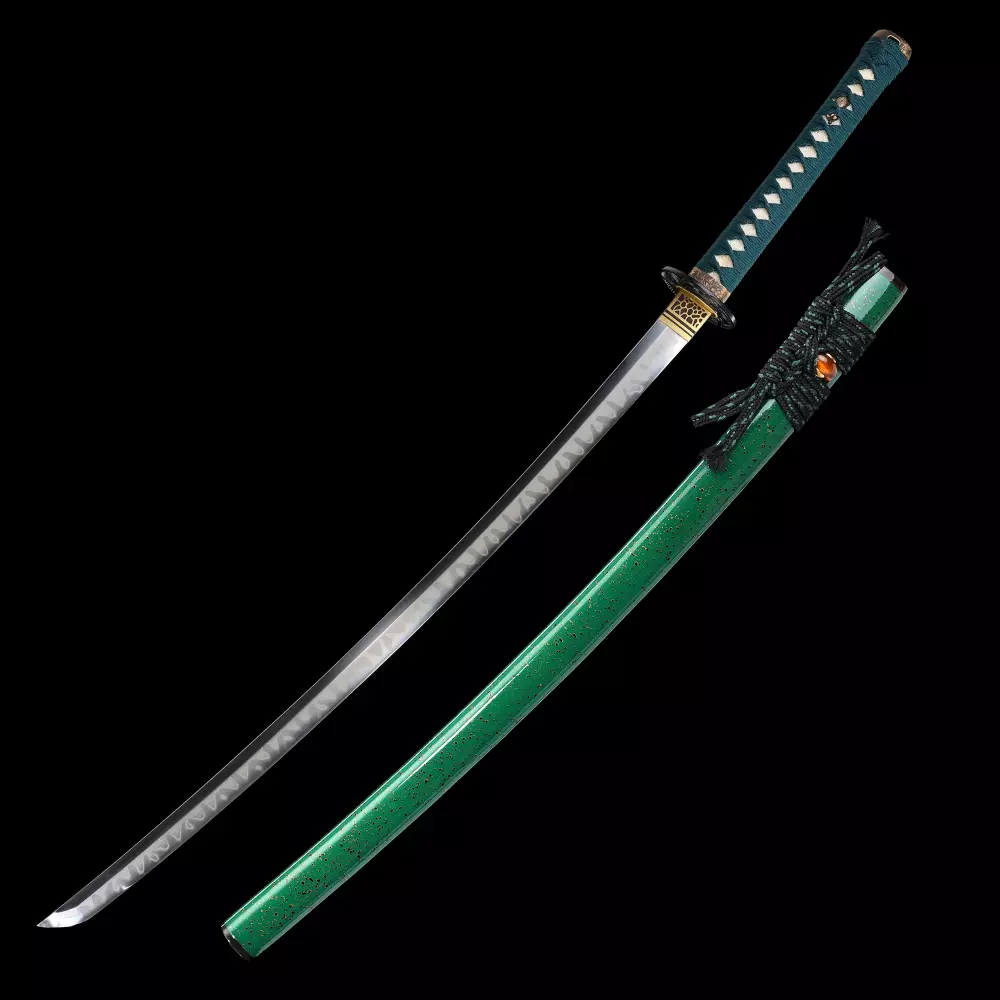 Green Katana | High-performance Japanese Katana Sword T10 Carbon