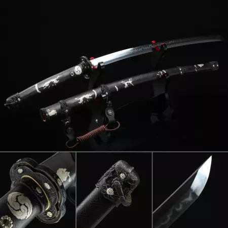 High-performance Japanese Tachi Odachi Sword Pattern Steel Real Hamon Sharp