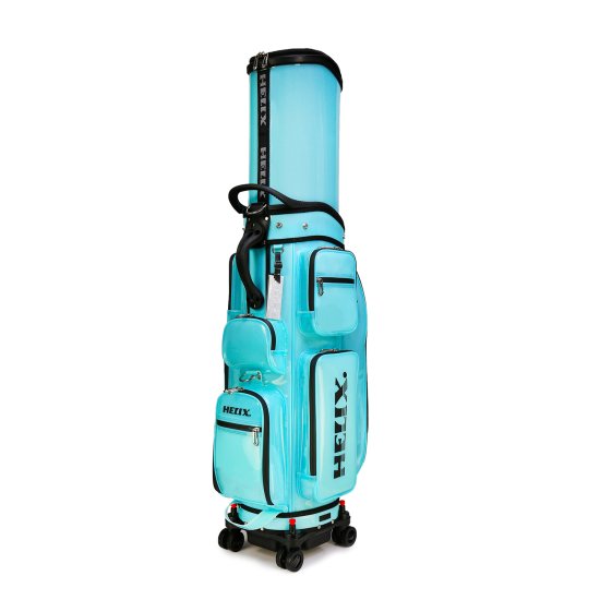 Helix Exclusive Trendy Vibrant Retractable Golf Cart Bag - Tiffany Blue