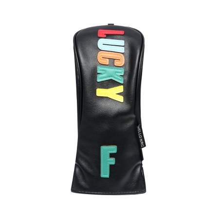 Lucky Fairway Wood Headcover- Black