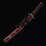 Pu Red Samegawa Tanto Swords