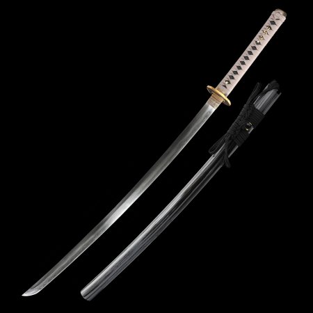 Handmade Full Tang Japanese Samurai Sword With Damascus Steel Blade