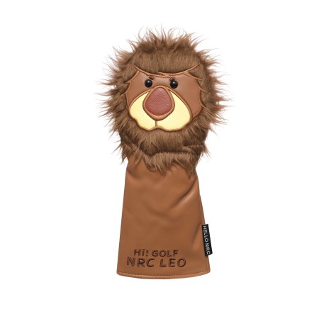 Cartoon Lion Fairway Wood Headcover - Brown