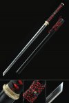 Straight Katana, Handmade Chokuto Ninjato Sword Hand Forged Full Tang