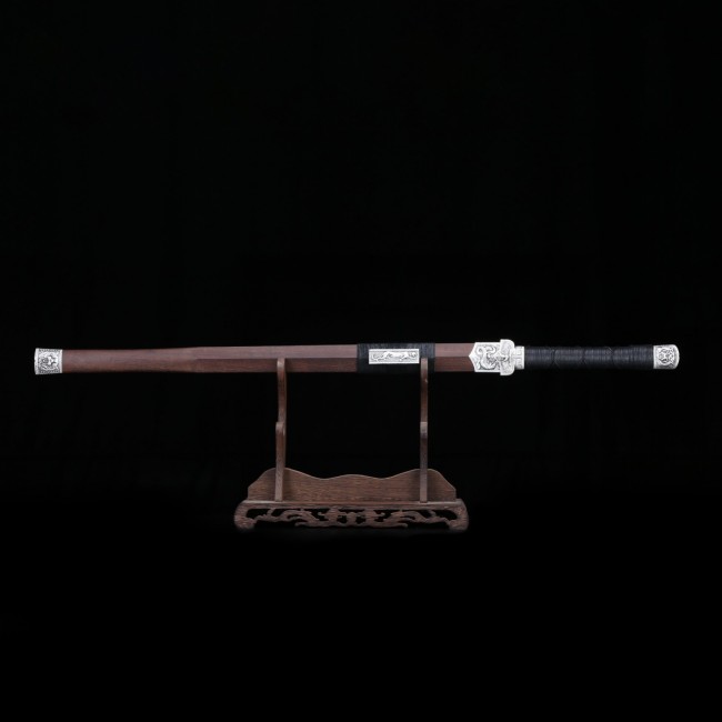Han Jian Sword | Handmade Chinese God Beast Theme Damascus
