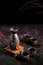 Ceramic Japanese Sake Set