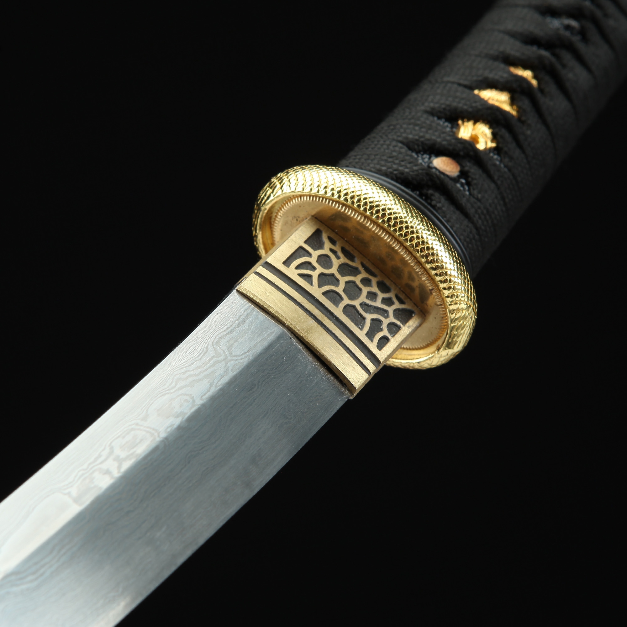 Blue Tanto | Handmade Japanese Tanto Sword Damascus Steel With Blue ...