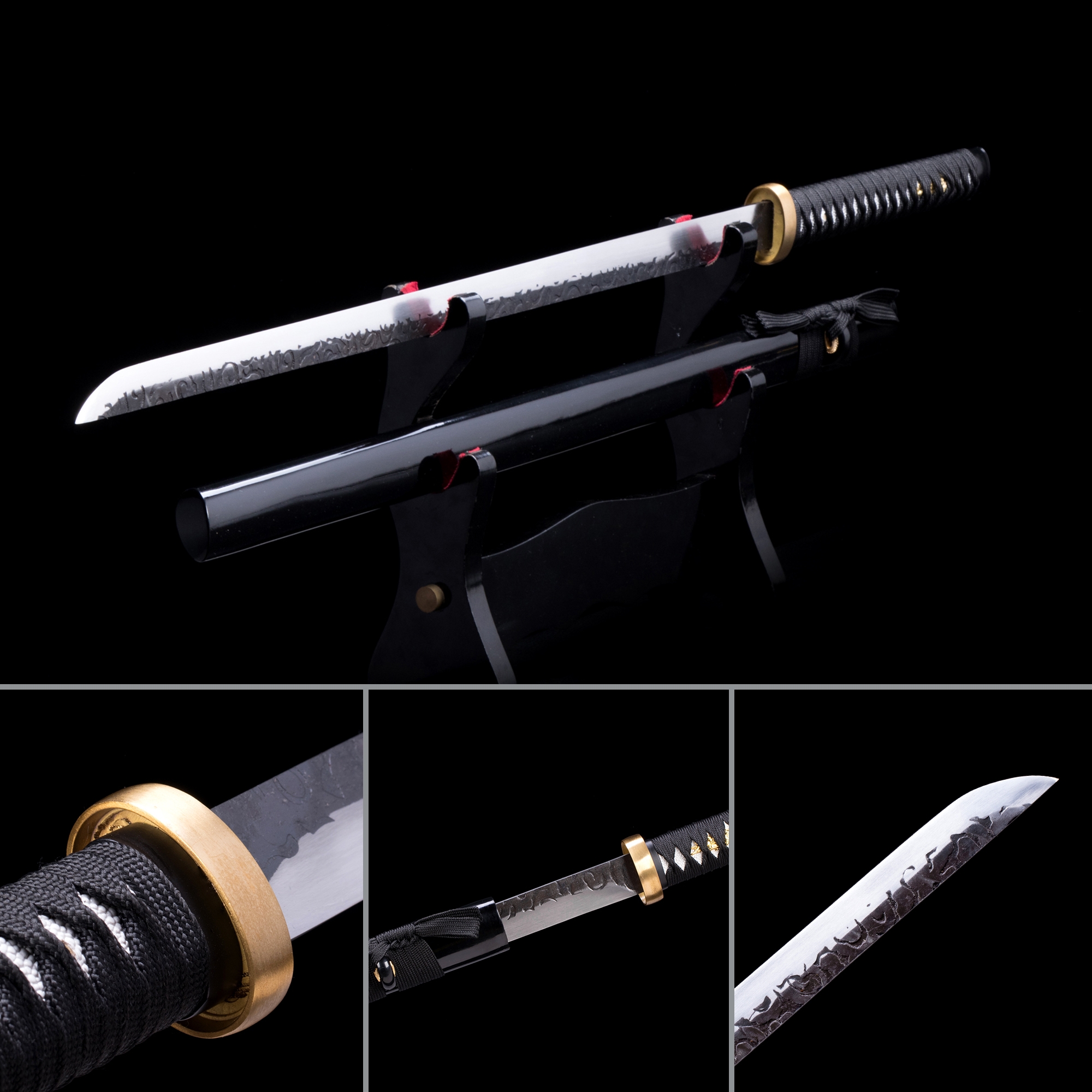 Handmade Stainless Steel Straight Blade Chokuto Japanese Ninjato Ninja ...