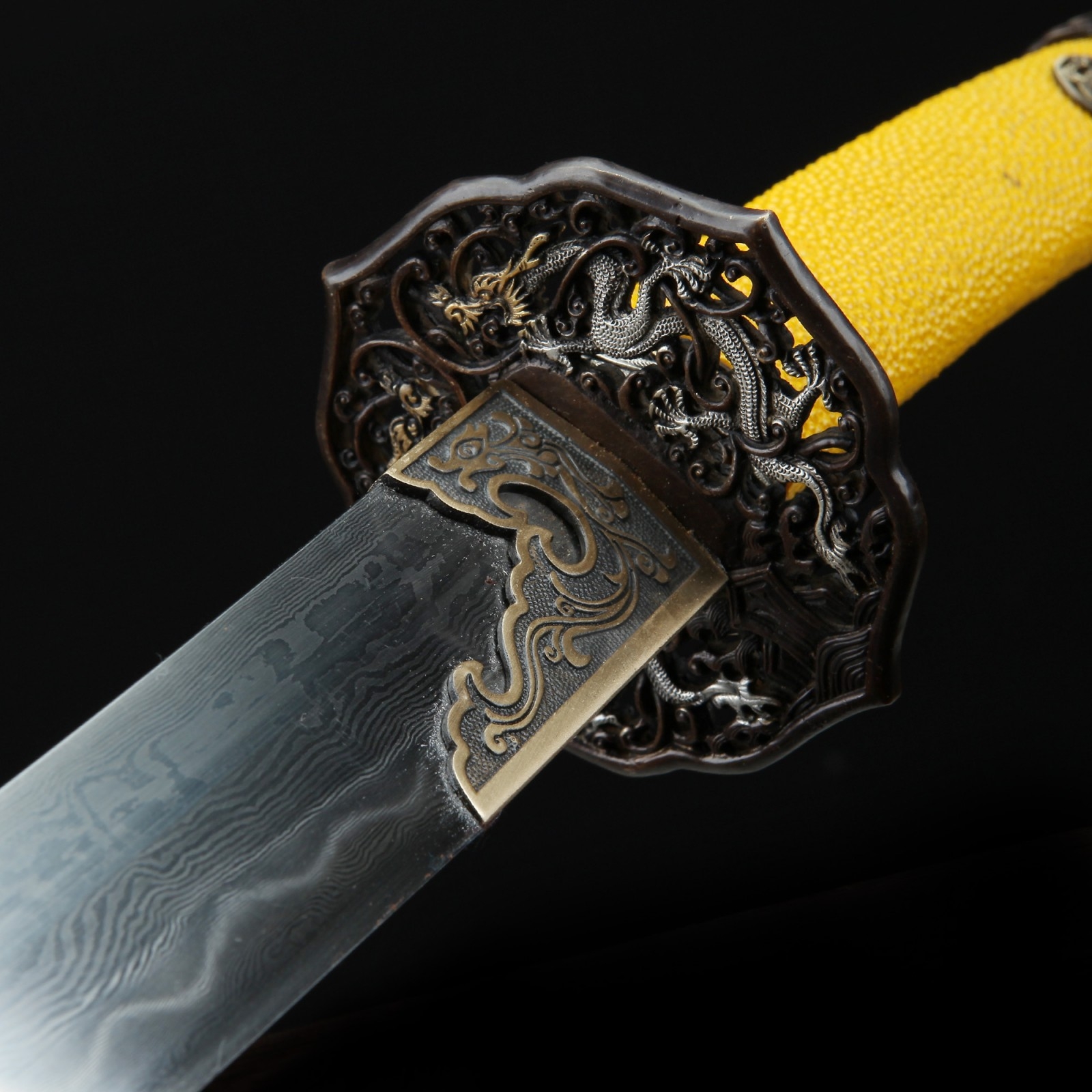 Oxtail Dao Chinese Oxtail Dao Saber Sword Broadsword Damascus Steel