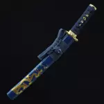 Blue Crod Handle Tanto Swords