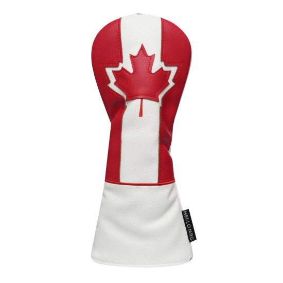 Patriotic Canadian Flag Driver Headcover - Red