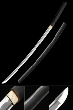 Handmade Japanese Shirasaya Katana Sword Without Tsuba