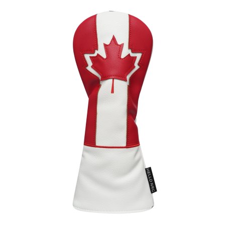 Patriotic Canadian Flag Driver Headcover - Red