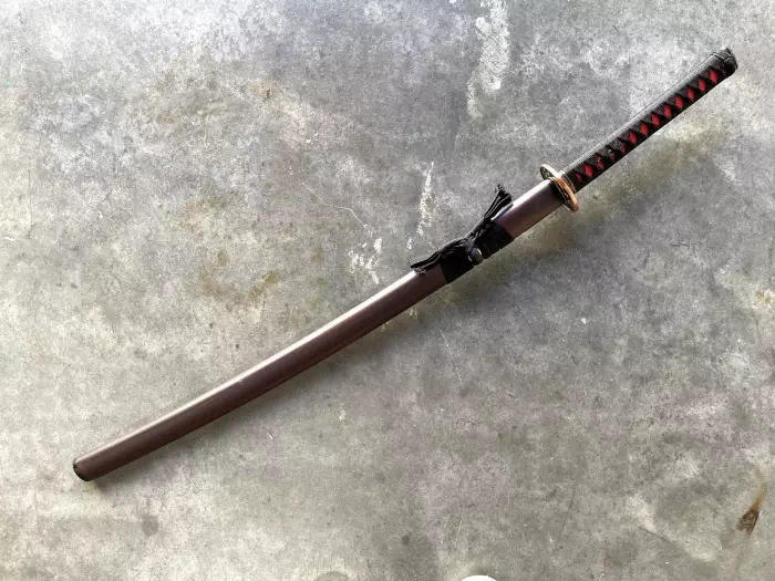 Folded Melaleuca Steel Blade Katana