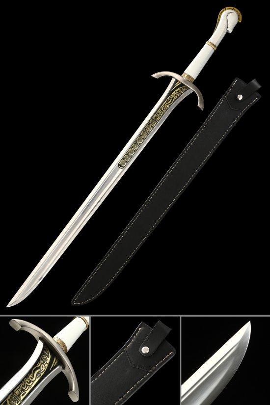 Handmade Medieval Knight Bastard Sword Stainless Steel Blade 