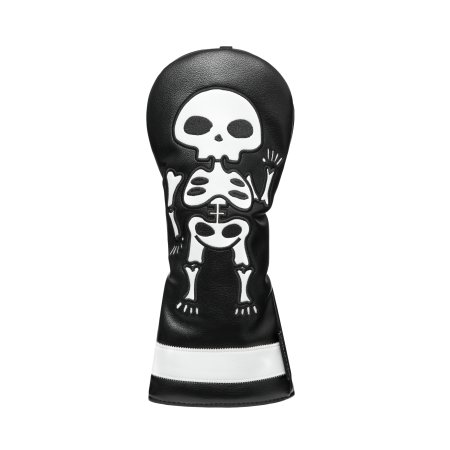Skull Hybrid Golf Headcover - Black