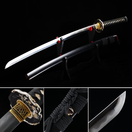High-performance Genuine Japanese Katana Sword Damascus Steel Real Hamon
