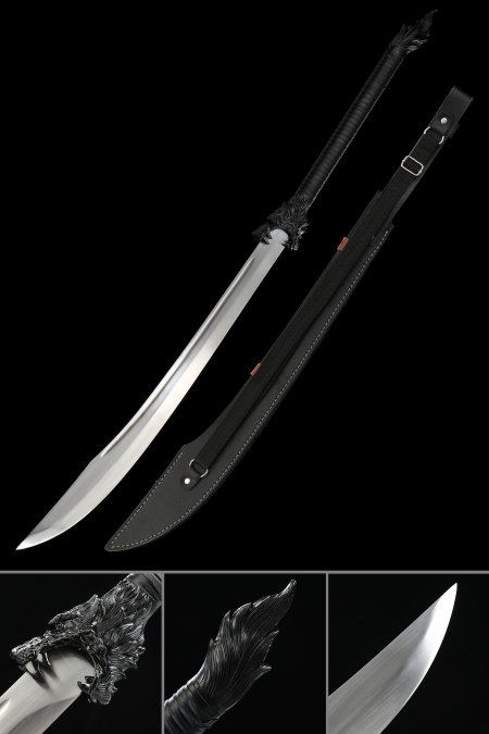 Hand-forged 1060 Carbon Steel Fantasy Sword