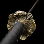 Black Cord Handle Wooden Katana Swords