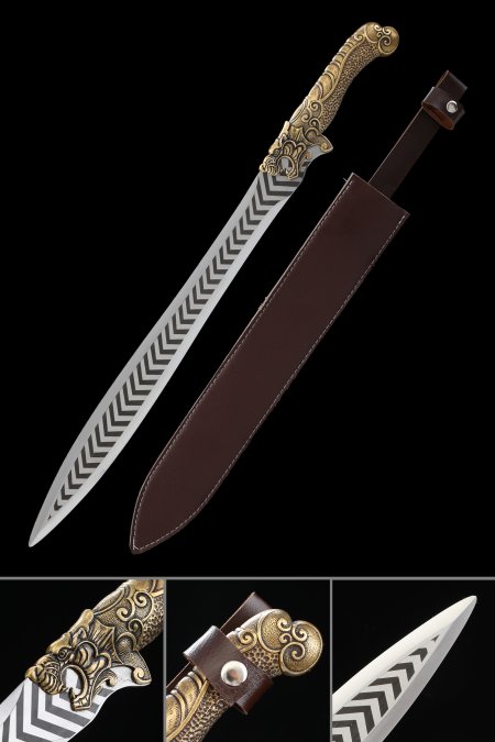 Handmade Fantasy Sword With Lion Handle