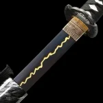 Black Cord Handle Katana