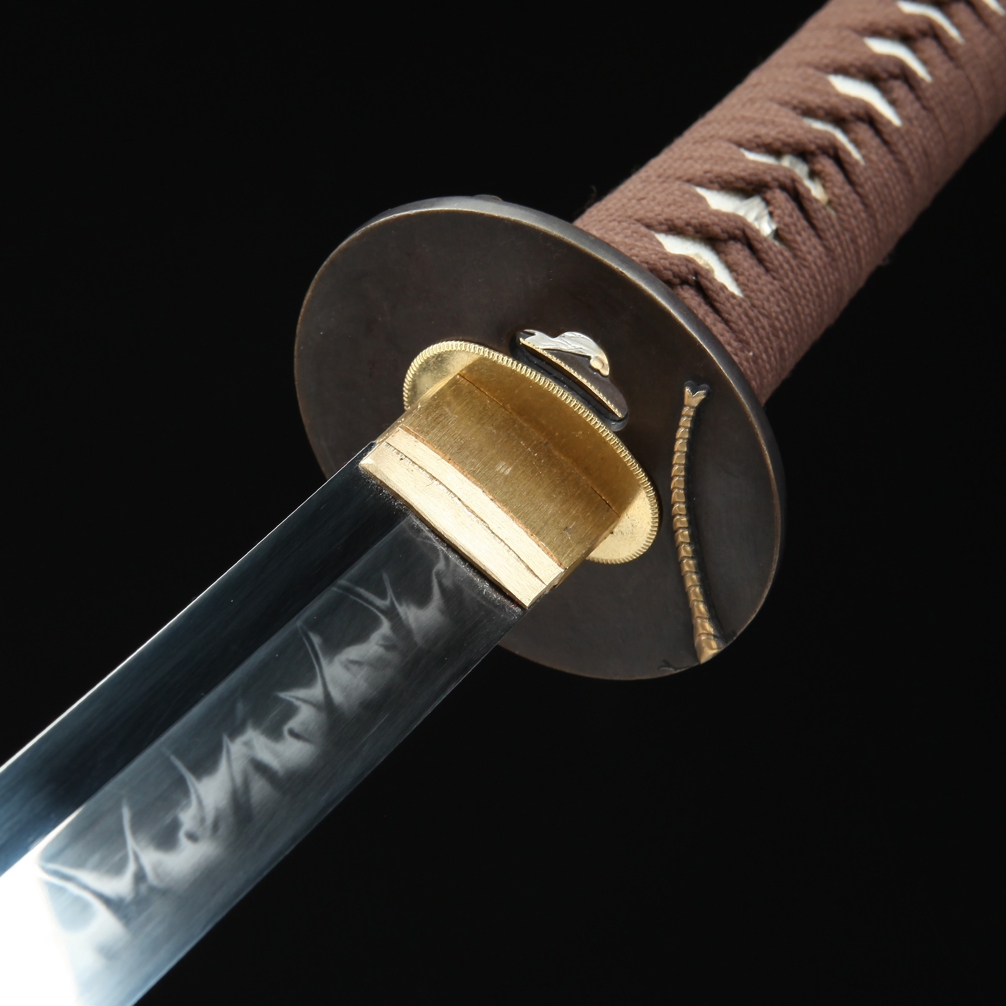 High Quality Katana | Japanese Katana Sword T10 Folded Clay Tempered ...