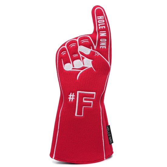 Hand-shaped Driver Headcover - Red