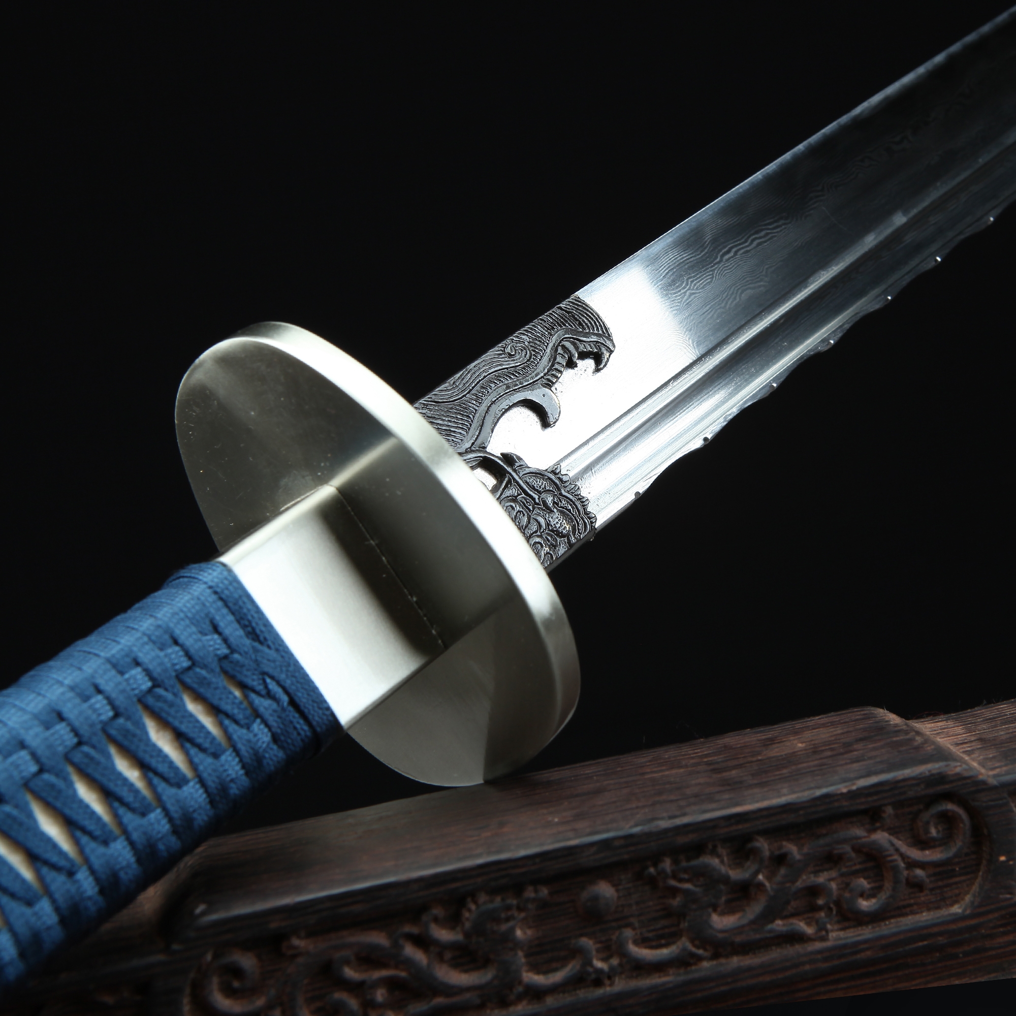 Chinese Broadsword | High-performance 1000 Layer Folded Steel Real ...