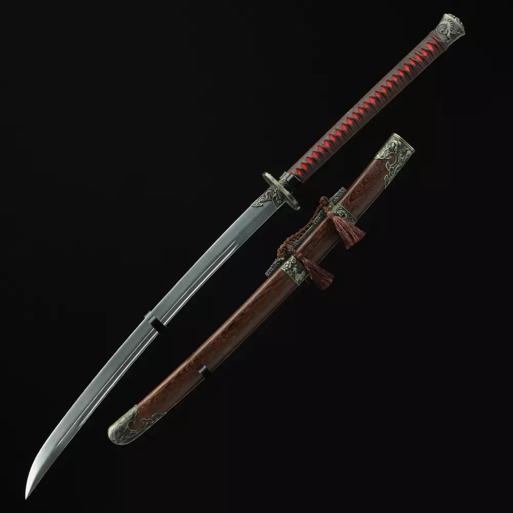 Fully Handmade Real Chinese Qing Dynasty Sword Qing Dao With Scabbard ...