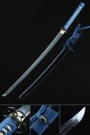 Handmade Japanese Samurai Swords T10 Folded Clay Tempered Steel Blade