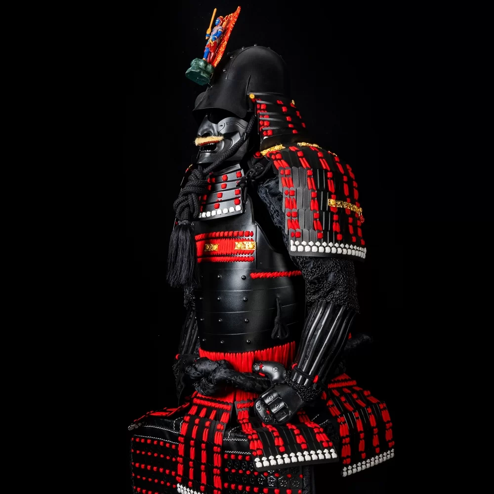 Japanese Samurai Armor | Handmade Black And Red Japanese Samurai